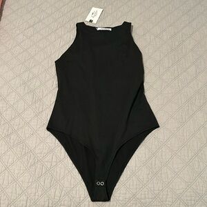 Reoria Sleeveless Black Body Suit Size L